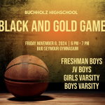 Gold Defeats Black in Buchholz Basketball’s 2024 Black & Gold Game